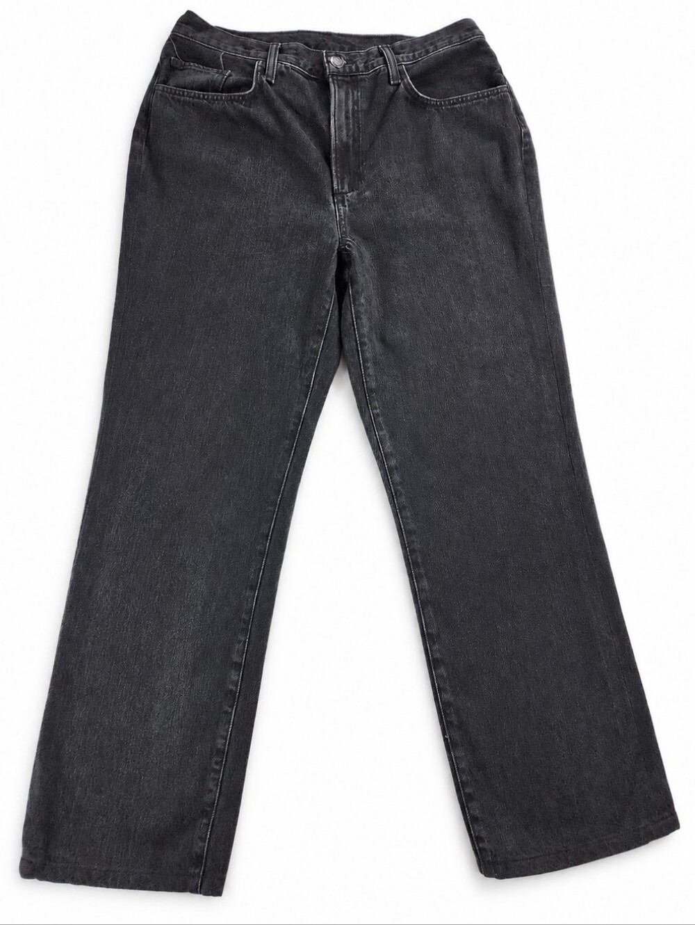 Favorite Daughter The Tommy Low Slung Straight Jeans Asphalt 29 Black